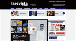 Desktop Screenshot of larevista.ec